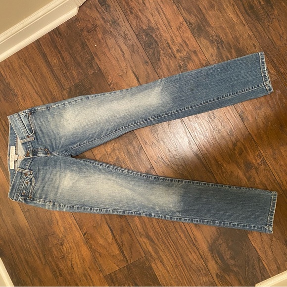 Abercrombie & Fitch Slim Fit Jeans – Size 4L – Medium Wash Distressed - Picture 1 of 7